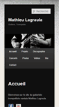 Mobile Screenshot of mathieulagraula.com