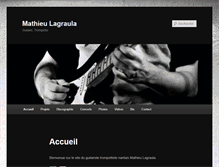 Tablet Screenshot of mathieulagraula.com